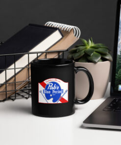 Pab's Blue Period Black Glossy Mug