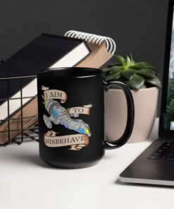 Alternative view of I Aim to Misbehave Firefly Mug