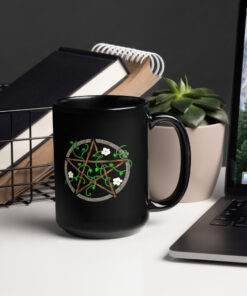 Alternative view of Earth Pentacle Pagan Mug