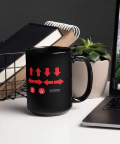 Alternative view of Konami Code Gamer Mug