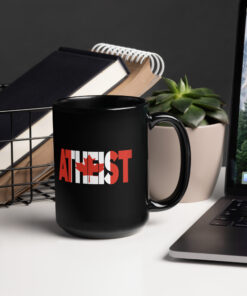 Alternative view of Atheist Canadian Flag Mug
