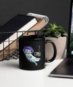 Radio Space Cat Mug