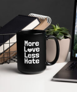 Alternative view of More Love Less Hate Mug