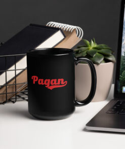 Alternative view of Pagan Jersey Script Mug
